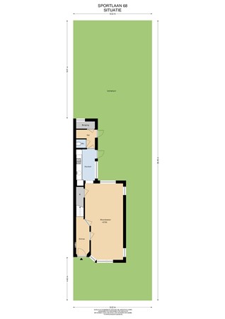 Floorplan - Sportlaan 68, 1431 JA Aalsmeer